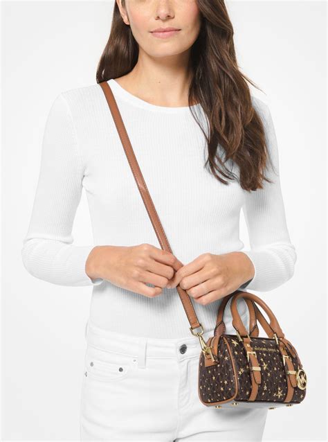 michael kors bedford nylon crossbody bag|michael kors bedford duffle satchel.